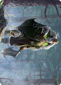 Fynn, the Fangbearer Art Card (Gold-Stamped Signature) [Kaldheim: Art Series] | RetroPlay Games
