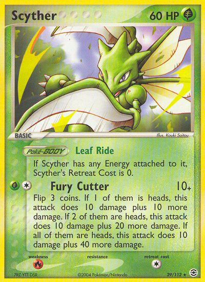 Scyther (29/112) [EX: FireRed & LeafGreen] | RetroPlay Games