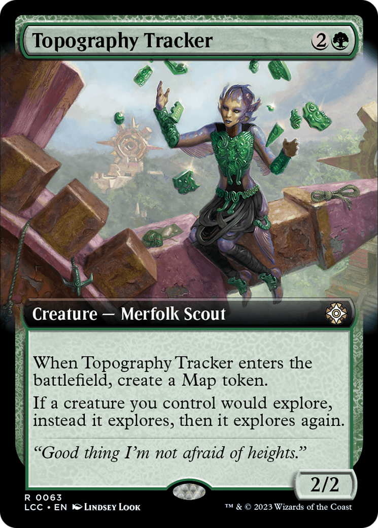 Topography Tracker (Extended Art) [The Lost Caverns of Ixalan Commander] | RetroPlay Games