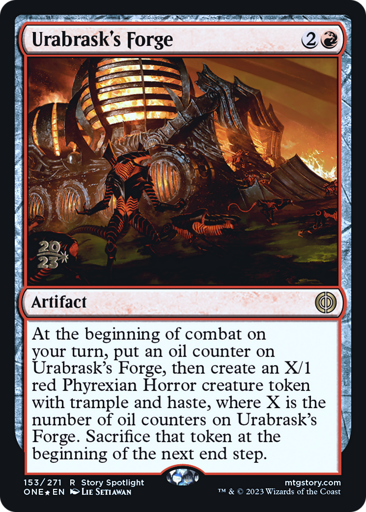 Urabrask's Forge [Phyrexia: All Will Be One Prerelease Promos] | RetroPlay Games