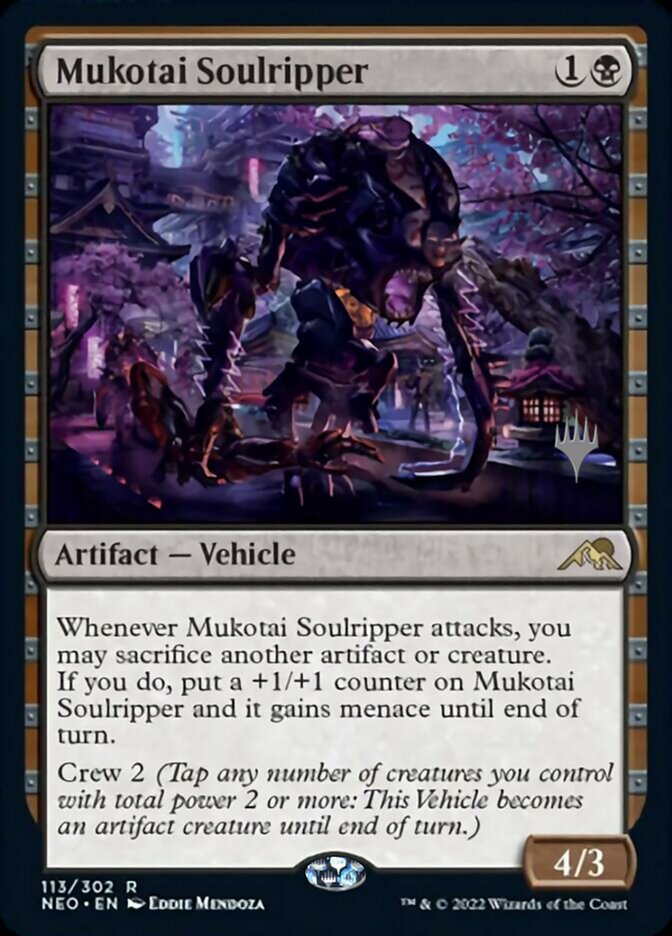 Mukotai Soulripper (Promo Pack) [Kamigawa: Neon Dynasty Promos] | RetroPlay Games