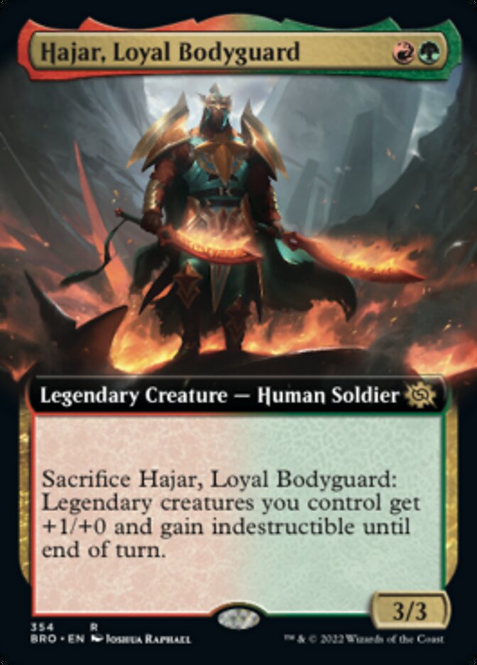 Hajar, Loyal Bodyguard (Extended Art) [The Brothers' War] | RetroPlay Games