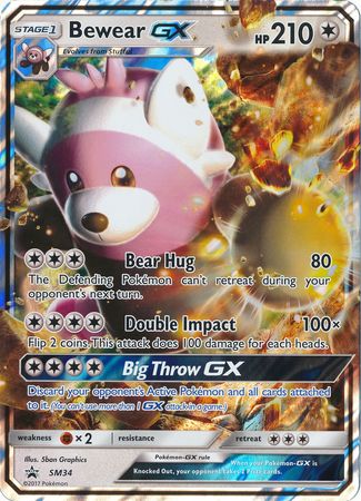 Bewear GX (SM34) (Jumbo Card) [Sun & Moon: Black Star Promos] | RetroPlay Games