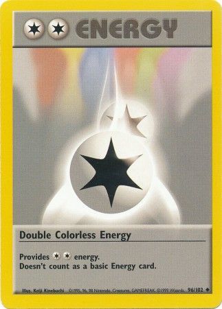 Double Colorless Energy (96/102) [Base Set Unlimited] | RetroPlay Games