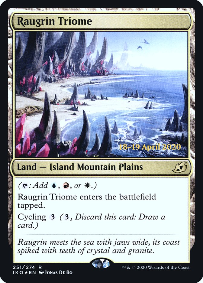 Raugrin Triome  [Ikoria: Lair of Behemoths Prerelease Promos] | RetroPlay Games