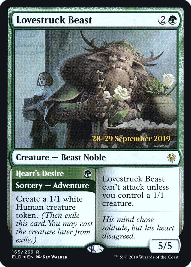 Lovestruck Beast // Heart's Desire  [Throne of Eldraine Prerelease Promos] | RetroPlay Games