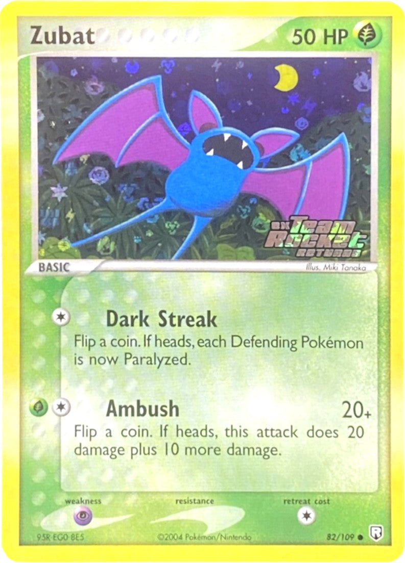 Zubat (82/109) (Stamped) [EX: Team Rocket Returns] | RetroPlay Games