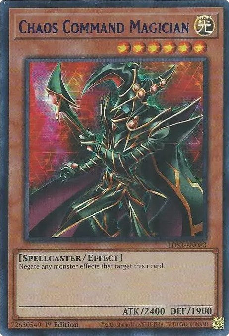 Chaos Command Magician (Blue) [LDS3-EN083] Ultra Rare | RetroPlay Games