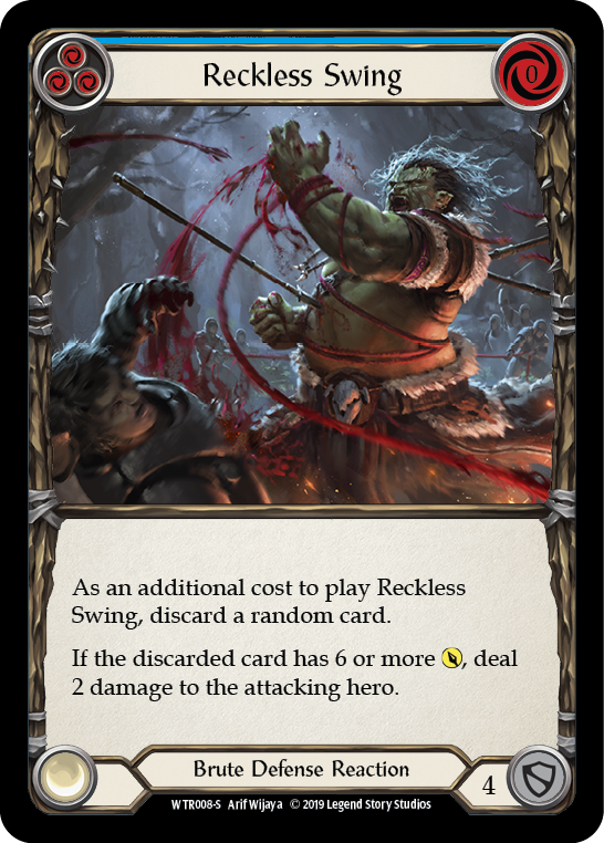 Reckless Swing [WTR008-S] (Welcome to Rathe)  Alpha Print Normal | RetroPlay Games