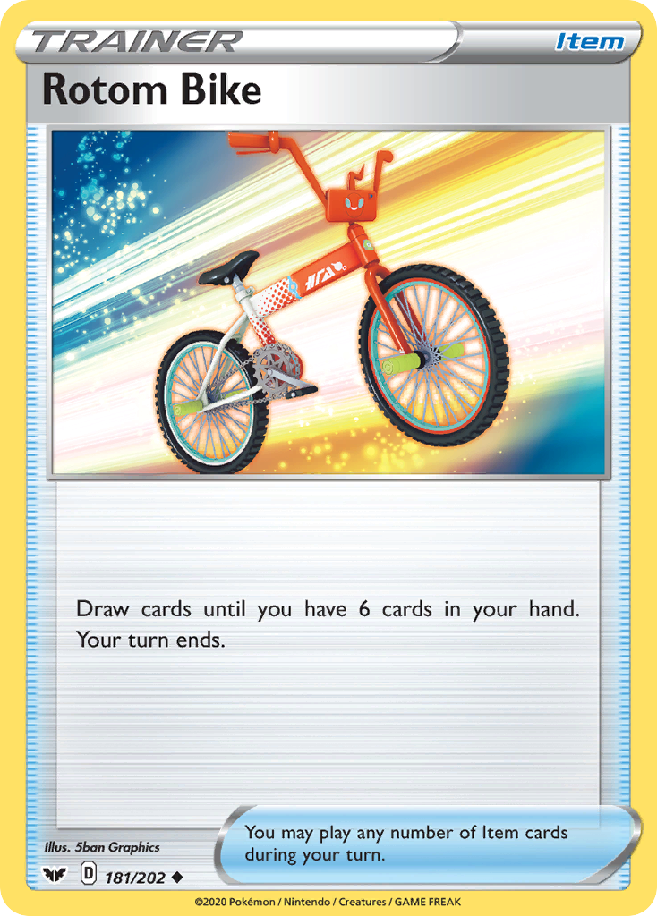 Rotom Bike (181/202) [Sword & Shield: Base Set] | RetroPlay Games