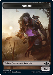 Snake // Zombie Double-sided Token [Commander Collection: Black Tokens] | RetroPlay Games