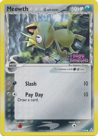 Meowth (71/110) (Delta Species) (Stamped) [EX: Holon Phantoms] | RetroPlay Games