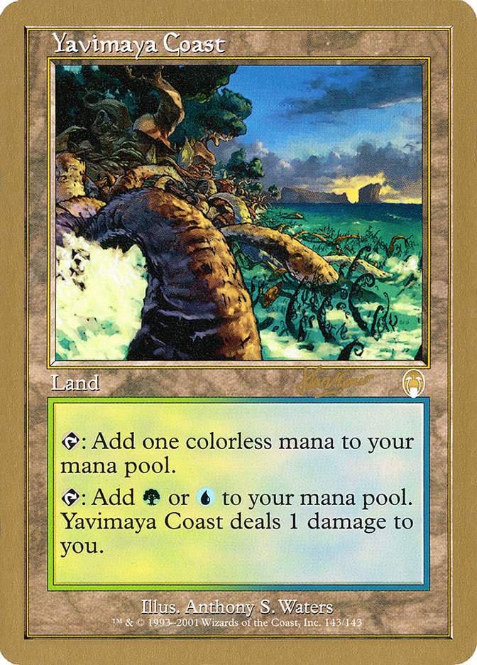 Yavimaya Coast (Sim Han How) [World Championship Decks 2002] | RetroPlay Games