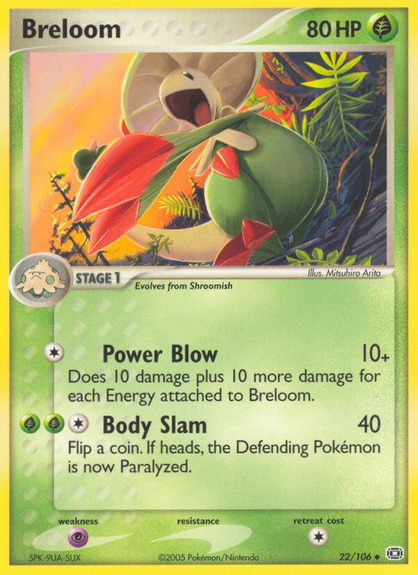 Breloom (22/106) [EX: Emerald] | RetroPlay Games