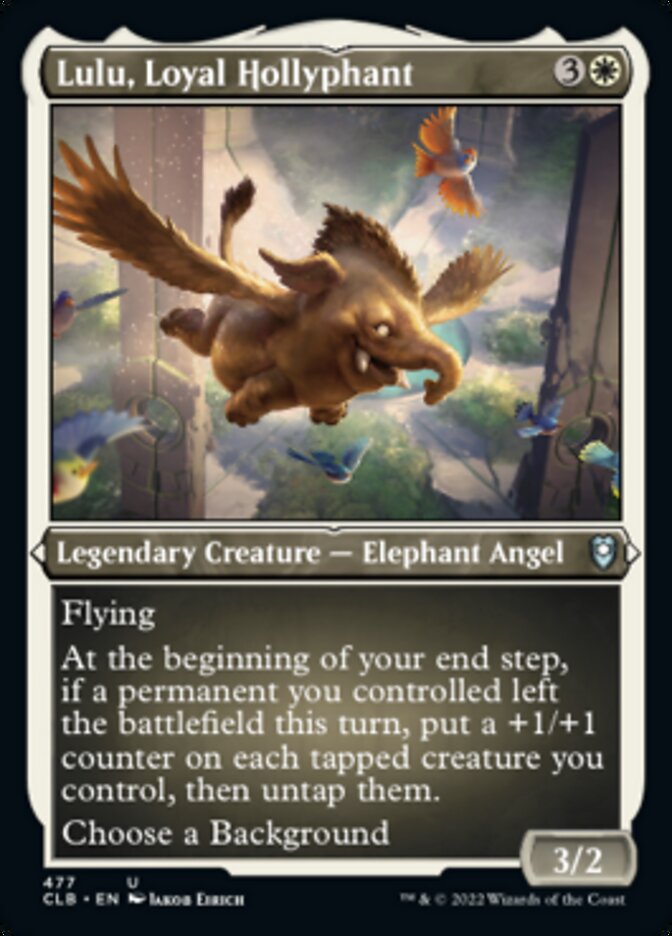 Lulu, Loyal Hollyphant (Foil Etched) [Commander Legends: Battle for Baldur's Gate] | RetroPlay Games
