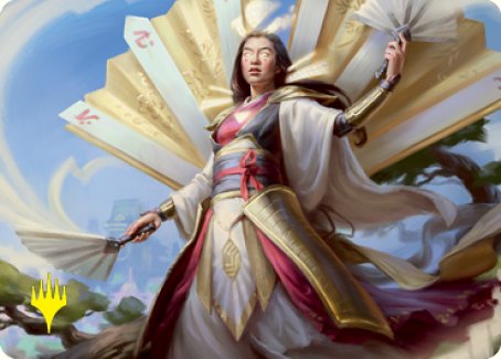 Imperial Subduer Art Card (Gold-Stamped Signature) [Kamigawa: Neon Dynasty Art Series] | RetroPlay Games