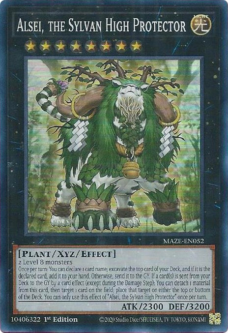 Alsei, the Sylvan High Protector [MAZE-EN052] Super Rare | RetroPlay Games