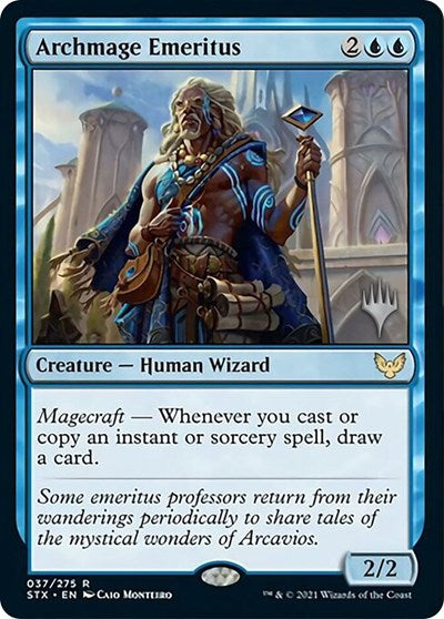 Archmage Emeritus (Promo Pack) [Strixhaven: School of Mages Promos] | RetroPlay Games