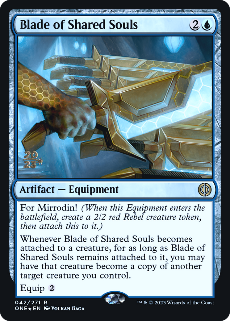 Blade of Shared Souls [Phyrexia: All Will Be One Prerelease Promos] | RetroPlay Games