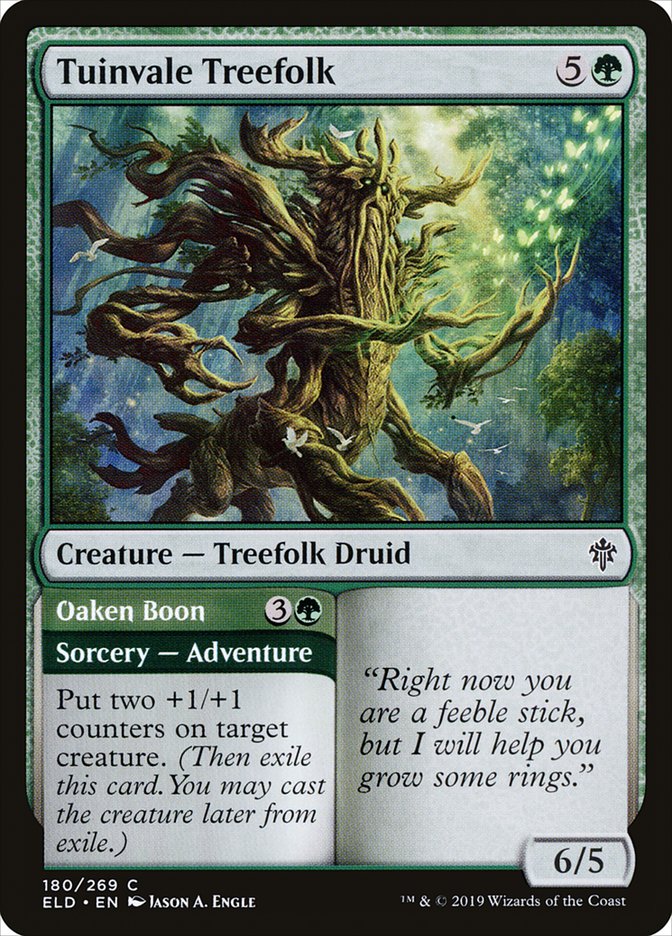 Tuinvale Treefolk // Oaken Boon [Throne of Eldraine] | RetroPlay Games