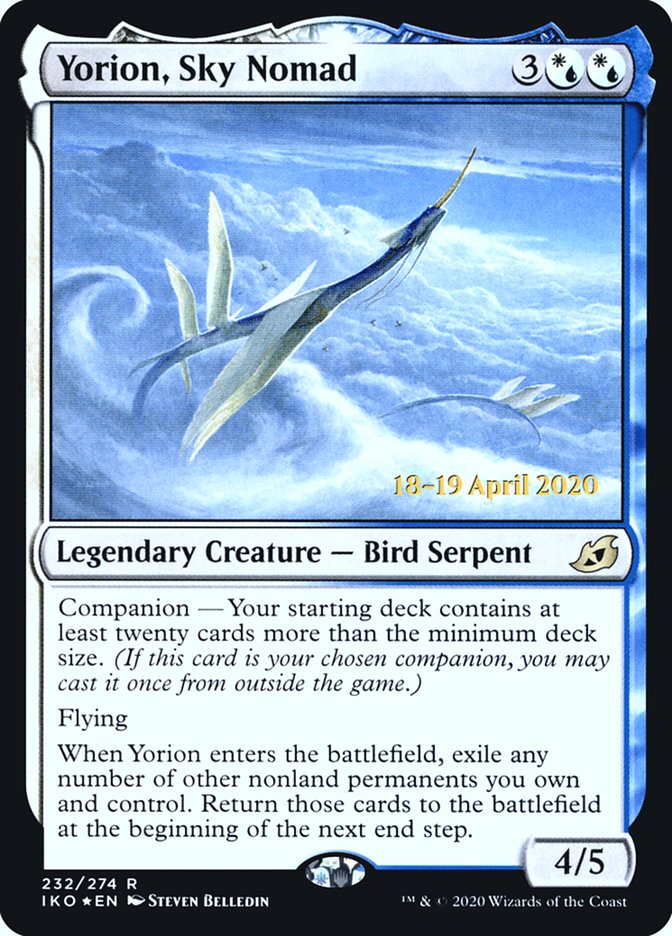 Yorion, Sky Nomad  [Ikoria: Lair of Behemoths Prerelease Promos] | RetroPlay Games