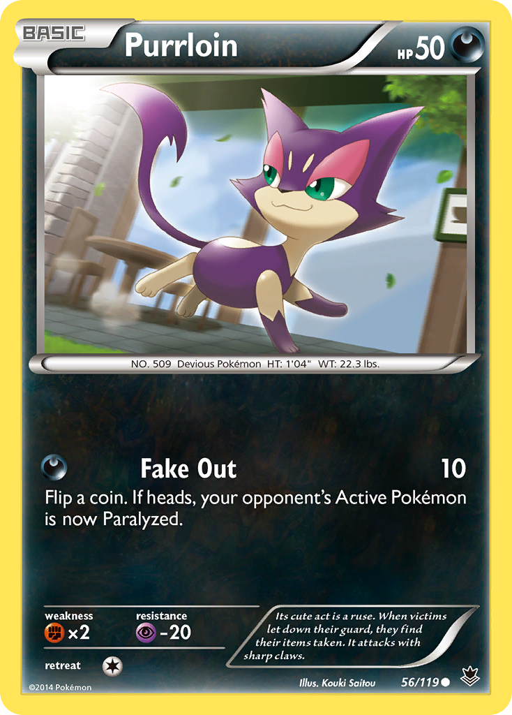 Purrloin (56/119) [XY: Phantom Forces] | RetroPlay Games