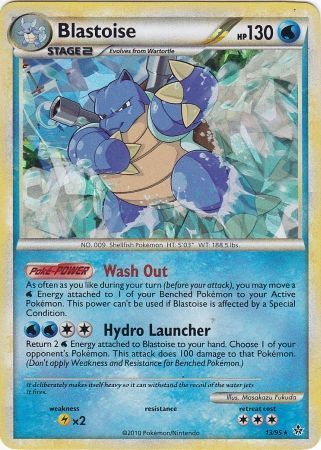Blastoise (13/95) (Cracked Ice Holo) [HeartGold & SoulSilver: Unleashed] | RetroPlay Games