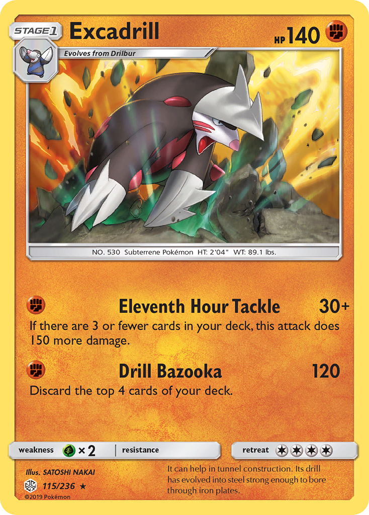 Excadrill (115/236) [Sun & Moon: Cosmic Eclipse] | RetroPlay Games