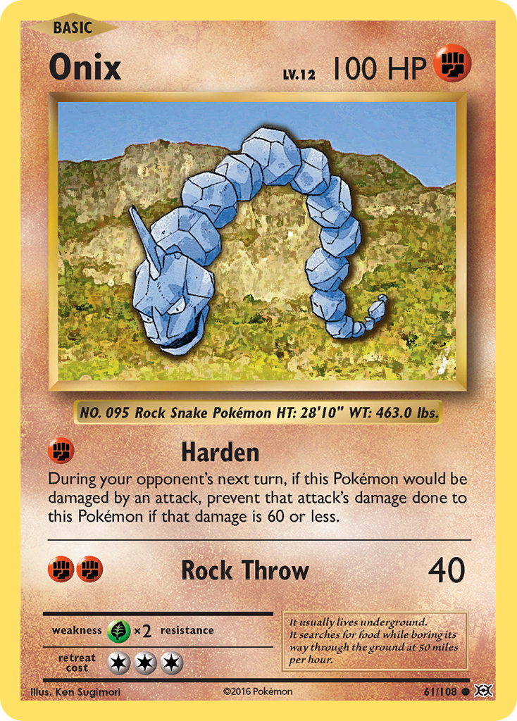 Onix (61/108) [XY: Evolutions] | RetroPlay Games