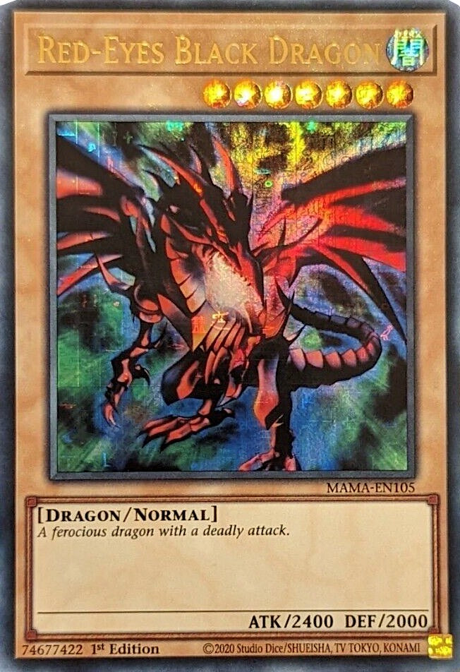 Red-Eyes Black Dragon [MAMA-EN105] Ultra Pharaoh's Rare | RetroPlay Games