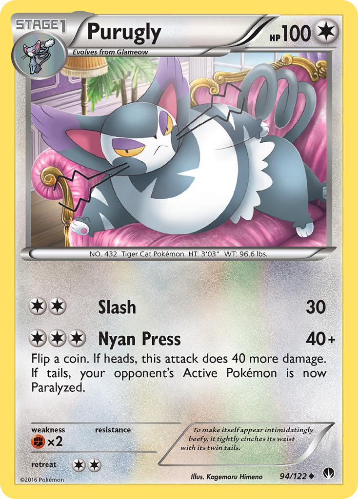 Purugly (94/122) [XY: BREAKpoint] | RetroPlay Games