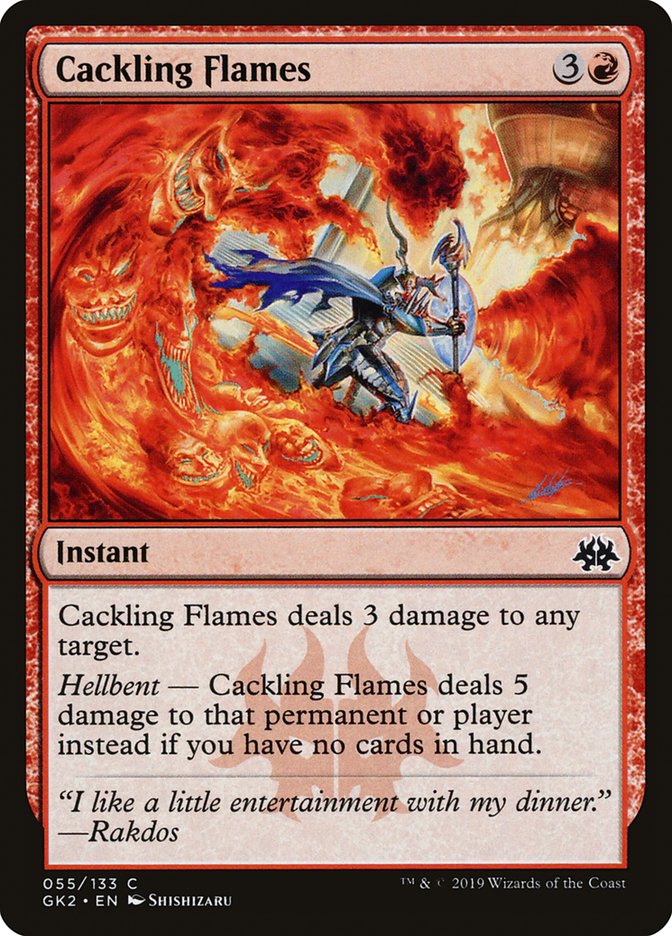 Cackling Flames [Ravnica Allegiance Guild Kit] | RetroPlay Games