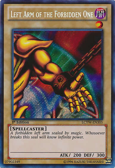 Left Arm of the Forbidden One [LCYW-EN305] Secret Rare | RetroPlay Games