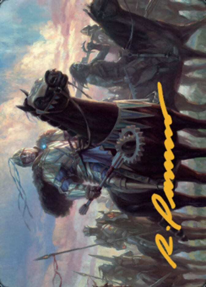 Shanid, Sleepers' Scourge Art Card (Gold-Stamped Signature) [Dominaria United Art Series] | RetroPlay Games