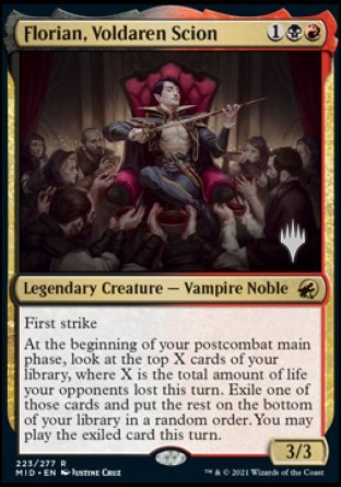 Florian, Voldaren Scion (Promo Pack) [Innistrad: Midnight Hunt Promos] | RetroPlay Games