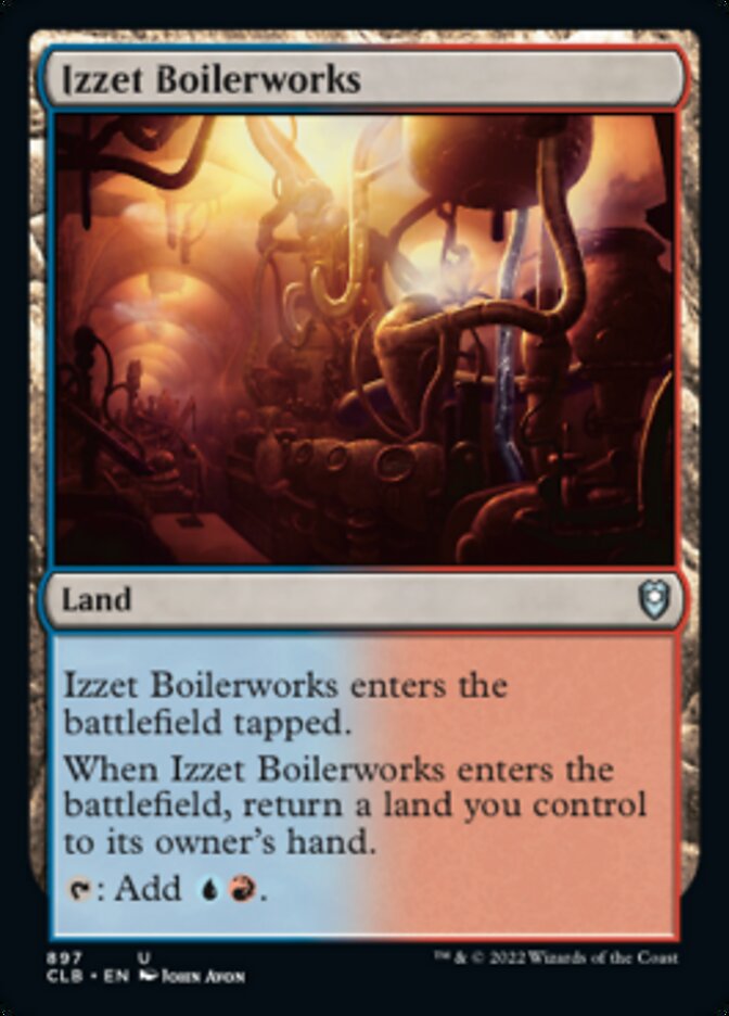 Izzet Boilerworks [Commander Legends: Battle for Baldur's Gate] | RetroPlay Games