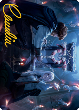 Faithful Mending Art Card (Gold-Stamped Signature) [Innistrad: Midnight Hunt Art Series] | RetroPlay Games