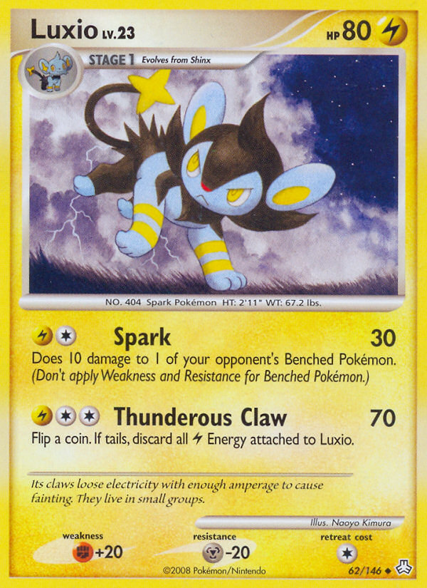 Luxio (62/146) [Diamond & Pearl: Legends Awakened] | RetroPlay Games