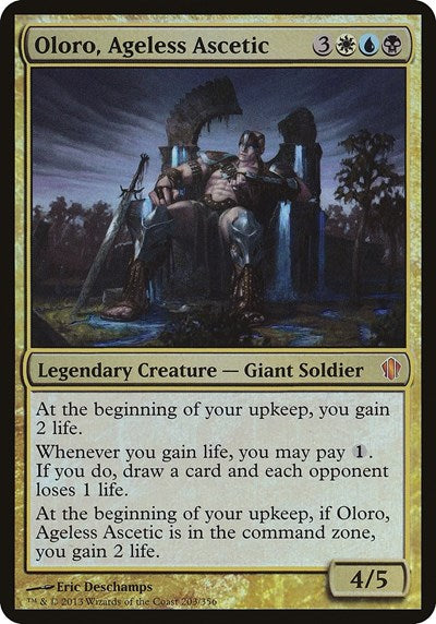 Oloro, Ageless Ascetic (Commander 2013) [Commander 2013 Oversized] | RetroPlay Games