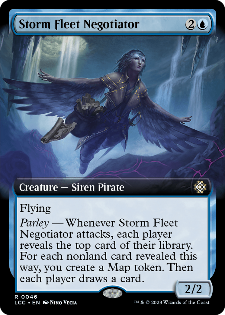 Storm Fleet Negotiator (Extended Art) [The Lost Caverns of Ixalan Commander] | RetroPlay Games