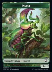 Ogre // Insect Double-sided Token [Streets of New Capenna Commander Tokens] | RetroPlay Games