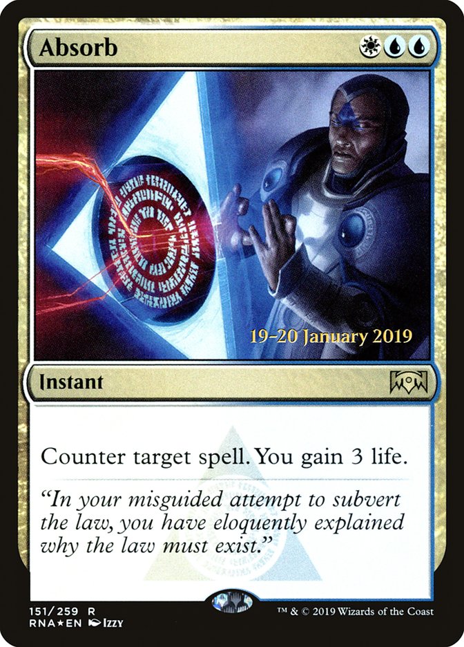 Absorb [Ravnica Allegiance Prerelease Promos] | RetroPlay Games