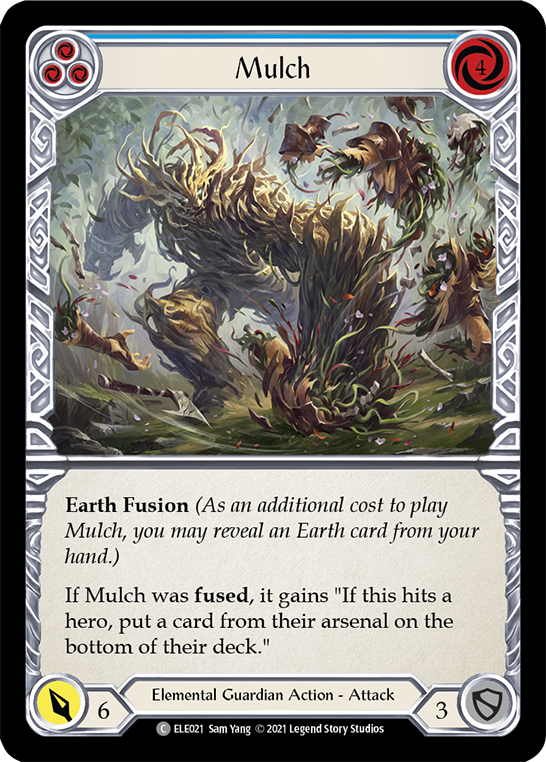 Mulch (Blue) [ELE021] (Tales of Aria)  1st Edition Rainbow Foil | RetroPlay Games