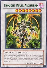 Thought Ruler Archfiend (Green) [DL11-EN014] Rare | RetroPlay Games