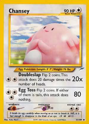 Chansey (31/105) [Neo Destiny Unlimited] | RetroPlay Games