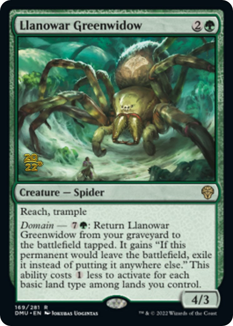 Llanowar Greenwidow [Dominaria United Prerelease Promos] | RetroPlay Games