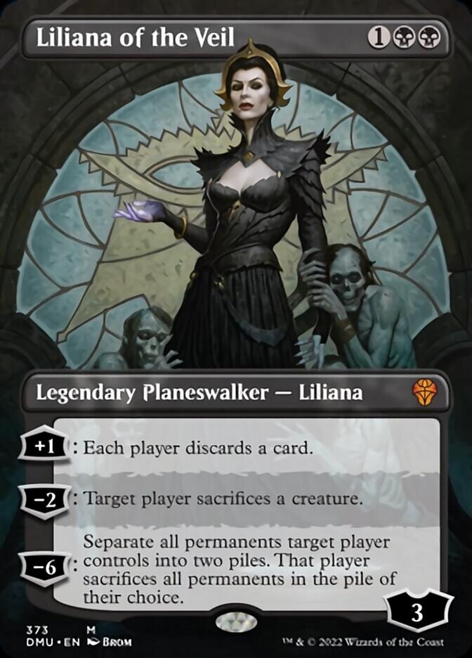 Liliana of the Veil (Borderless) [Dominaria United] | RetroPlay Games