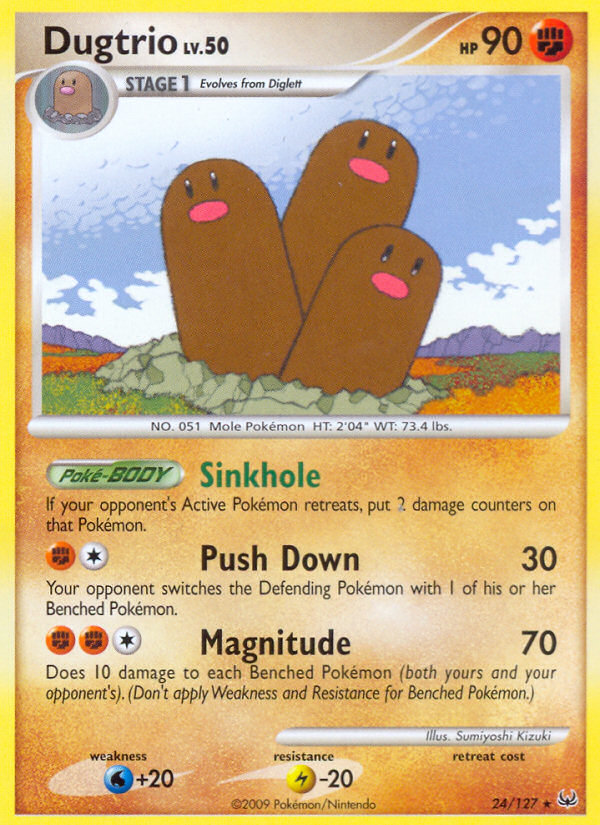 Dugtrio (24/127) [Platinum: Base Set] | RetroPlay Games