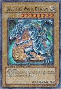 Blue-Eyes White Dragon [DTP1-EN001] Super Rare | RetroPlay Games