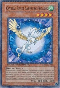 Crystal Beast Sapphire Pegasus [DTP1-EN028] Common | RetroPlay Games